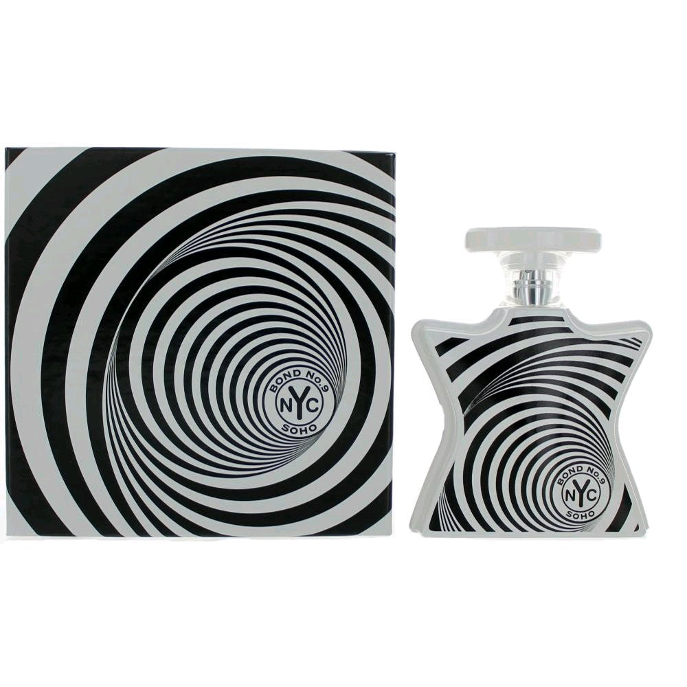 Bottle of Bond No. 9 Soho by Bond No. 9, 3.3 oz Eau De Parfum Spray for Unisex